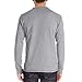 Men's Henley Cotton Casual Long Sleeve Lightweight Button T-Shirts Fashion Slim Fit Basic Tees with Pocket (Medium,Light Grey)