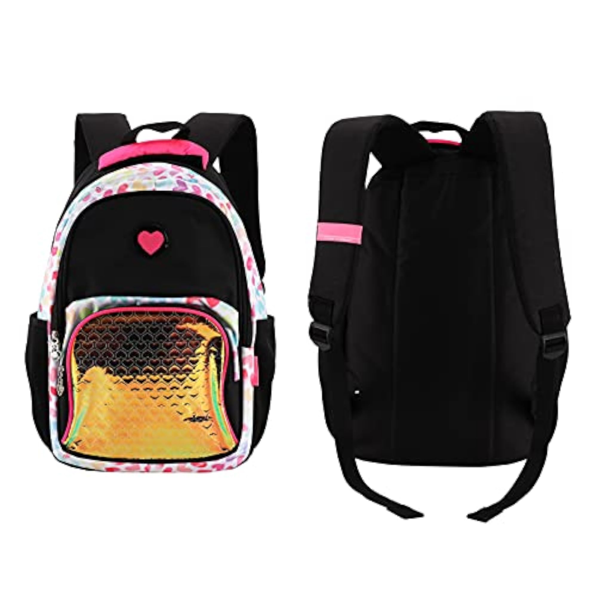 Backpack Bag for Students, Multifunctional Use, Black