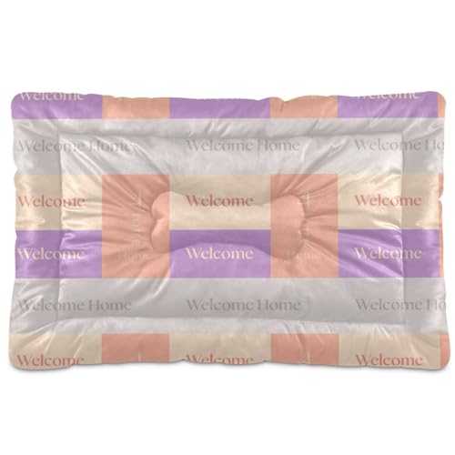 GuoChe Welcome Home” Multi - Block Decor Set Washable Dog