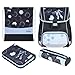 Herlitz Schulranzen Set 4-teilig Loop Cyber Soccer Blau 17 L Ergonomischer Tornister mit geringem Gewicht 1. Klasse Junge Mädchen Kinder, Fußball