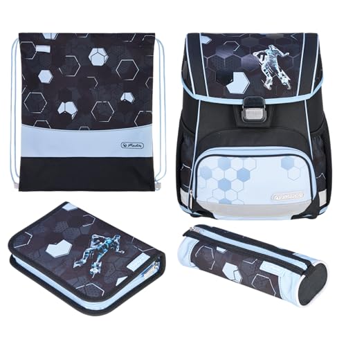 Herlitz Kinder Loop Plus Grundschulranzen, Soccer
