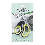 Pet Nail Clippers, Professional Stainless-Steel Cat & Kitten Claw Nail Clippers for Trimming, for Puppy, Rabbit, Kitten, Small Dog, Sharp & Safe