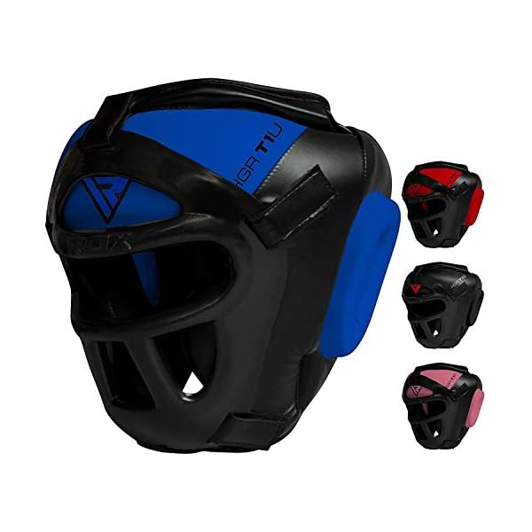 RDX-Headgear-for-Boxing-MMA-Training-Head-Guard-with-Removable-Face-Grill-Cheeks-Ear-Mouth-Protection-Helmet-for-Muay-Thai-Grappling-Sparring-Kickboxing-Karate-Taekwondo-Martial-Arts RDX Boxing Headgear MMA Muay Thai, Removable Face Grill, Head Gear for Sparring Grappling Martial Arts Kickboxing Taekwondo Karate BJJ Training