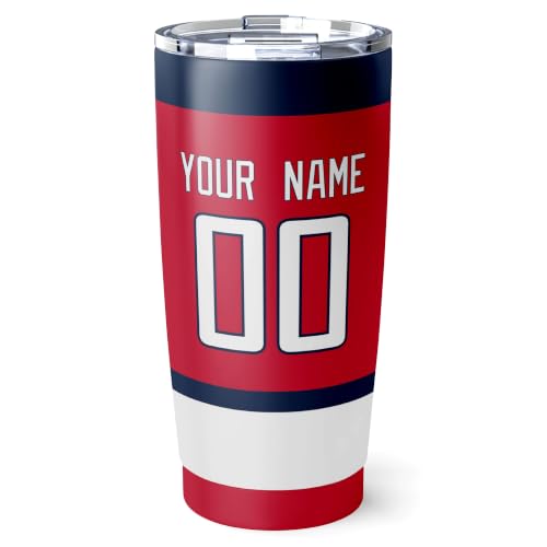 Image of ANTKING Washington Tumbler 20oz Custom Name Number Travel Mug Gifts | Stainless Steel Insulated Coffee Cup for Men Women