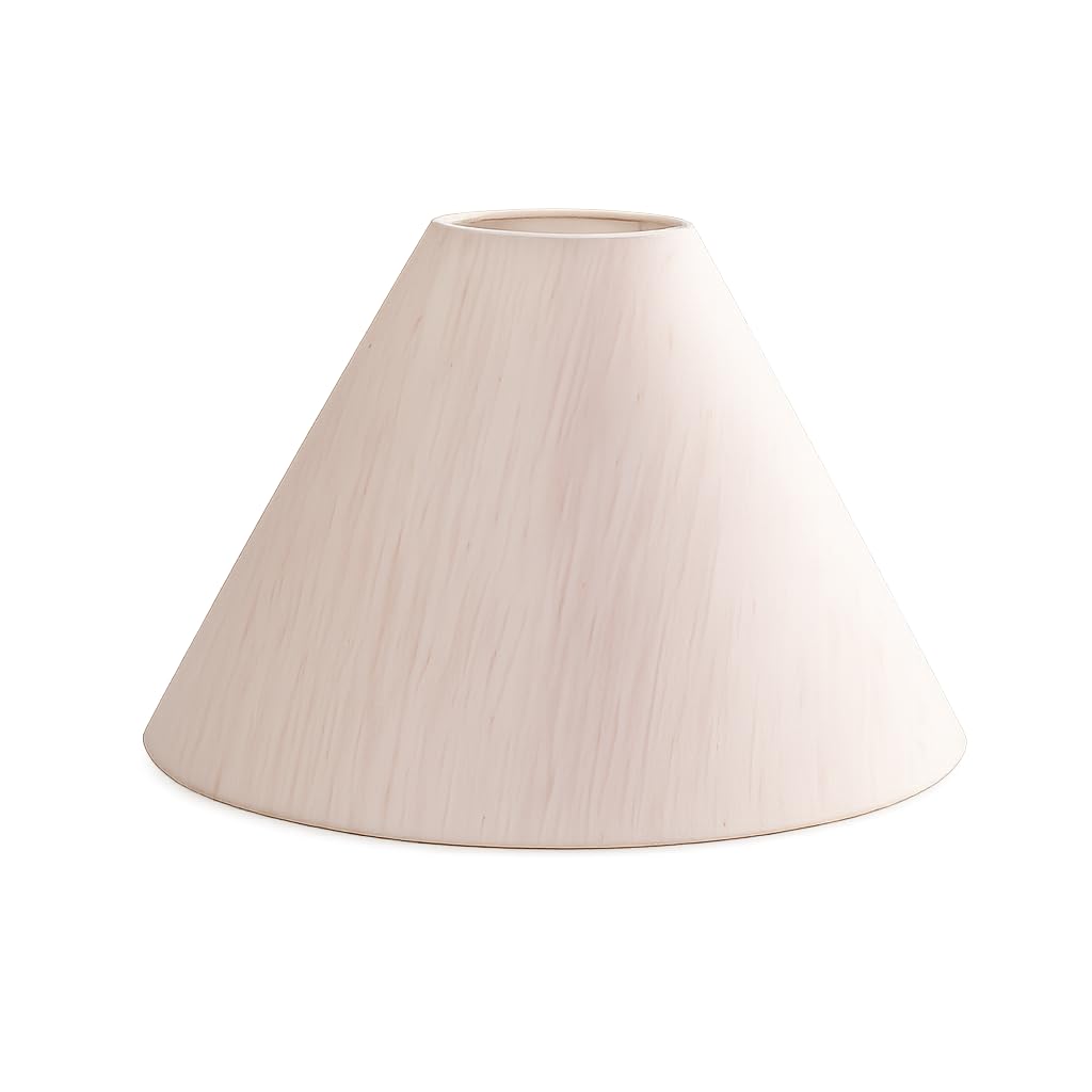 Table Lamp Shade - Round 10-Inch Lamp Shade for Table Lamps, Single Pack of One Elegant Fiber Shade, Perfect for Rustic and Modern Home Décor (Khadi)-image-33