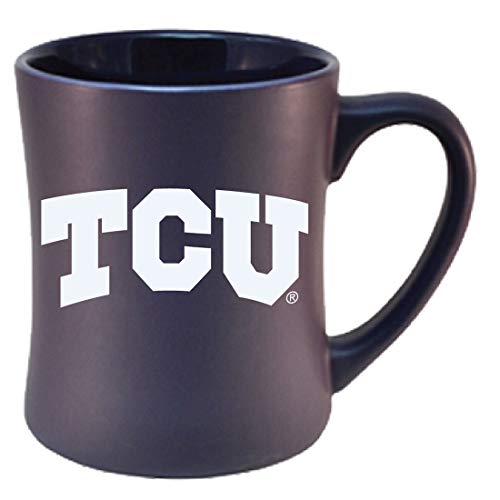 RFSJ INC. TCU Horned Frogs Ceramic 16oz Sculpted Mug – Official Team Logo Coffee Cup – Handwash Recommended – Includes One Mug