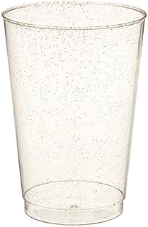 100 Count Hard Plastic 12-Ounce Party Cups/Old Fashioned Tumblers Ideal for Home, Office
