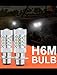 80W H6M LED Headlight Bulbs for Yamaha Banshee Raptor Rhino YFZ350 YFZ450 YFM250 YFM350 YFM450 YFM660 YFM700