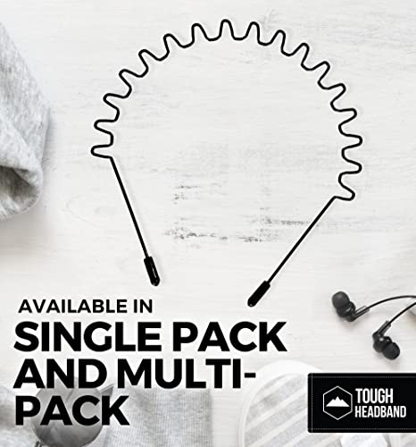 Metal Headband - Zig Zag Headbands, 90S Headband, Wavy Headband, Wire Head Band, Zigzag Headband - Metal Hair Band For Men & Women #TOP6