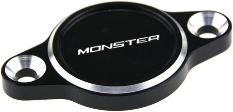 JDDRUS Tapa de motor compatible con Ducati Monster 696 796 821 695 1100SEVO 1200S (color negro)