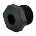 Hummel, HM-32-BK, Black Nylon M32 x 1.5 Hex Plug