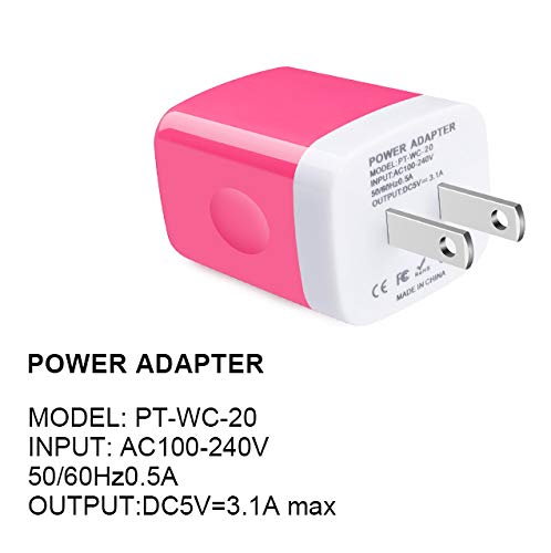 Sicodo Wall Charger Adapter,Usb Cubes,3Pack Universal Travel 3.1A 3 Muti Port Plug Charging Block Compatible With Iphone 14,13,12,11,Se,X,Plus,Samsung Galaxys23,S22,S21,S20 Plus,S10 Edge,Htc,Lg,Sony #TOP7