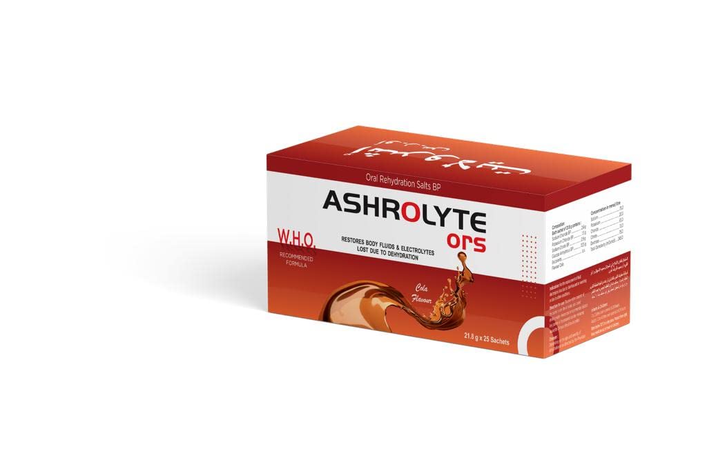 Oral Cola Flavor Rehydration Salts Bp Ashrolyte Ors