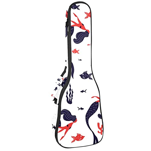 Sac de rangement pour ukulélé soprano robuste rembourré 10 mm