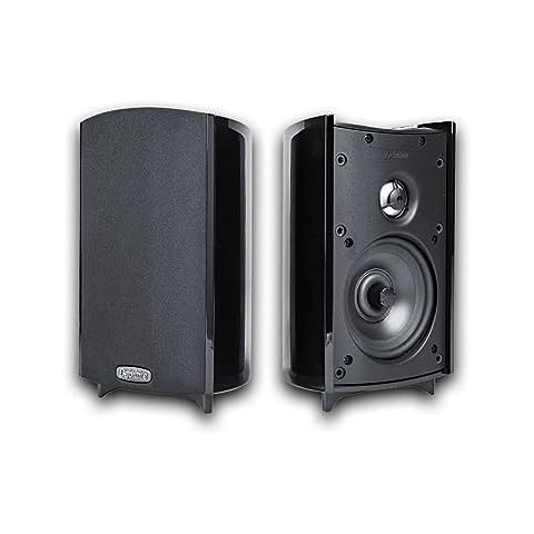 Definitive Technology ProMonitor 800 Bookshelf Speakers | 2 Speakers, Black | for Home Theater, at Par with Any Large Speaker | Compact High-Definition Satellite Speaker | 1 Pair Cover