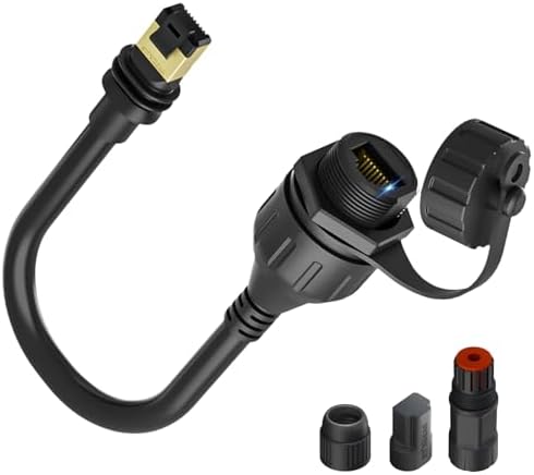 Starlink Ethernet Adapter for Gen 3/Mini, 1FT Waterproof Starlink...