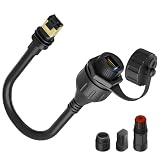 STARGEAR Starlink Ethernet Adapter for Gen 3/Mini, 1FT Waterproof Starlink Cable RJ45 Coupler, Starlink Mini Ethernet Cable Extension, Compatible with Starlink Standard 4/4X/Gen 3 Dish and Router 3