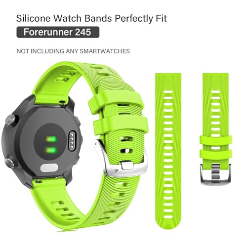 Bracelet Forerunner 245 en silicone de 20 mm compatible Venu 2 Plus - 6