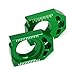 JFG RACING Dirt Bike Rear Axle Block,CNC Aluminum Chain Tensioner Adjuster for KX250F 04-16/KX450F 06-16/KLX450R 08-15/KX125 KX250 03-08