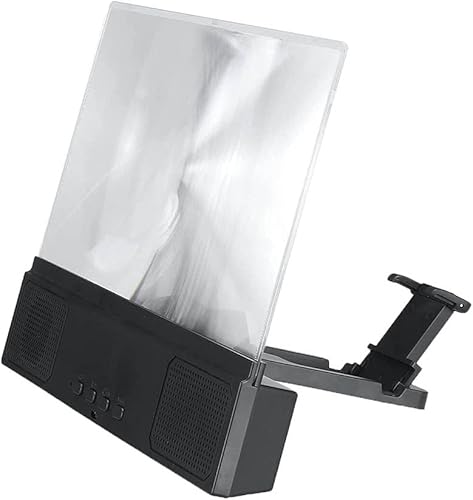 Miniatura 3 de 12 pulgadas 3D pantalla de teléfono móvil lupa película película amplificador de pantalla con altavoz Bluetooth bajo