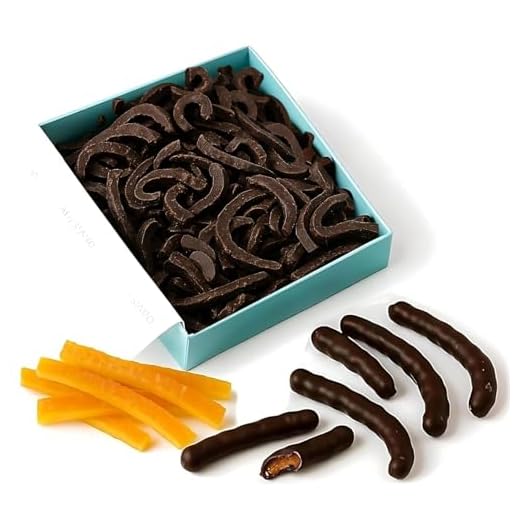 Andy Anand Dark Chocolate Orange Peel, Amazingly Delicious, Divine, Delectable Gift Boxed & Greeting Card, Birthday, Valentine Christmas Mothers Fathers day, Anniversary (1 lbs)