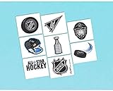 Sports and Tailgating NHL Party NHL Ice Time! Temporary Tattoos Favours, Paper, 2