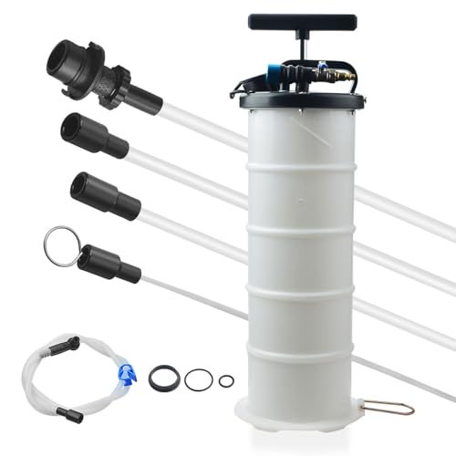 Zoomtools 6.5 L Pneumatic Manual Fluid Extractor Pump Oil Change & Fluid Change Tool Vacuum Fluid Extractor