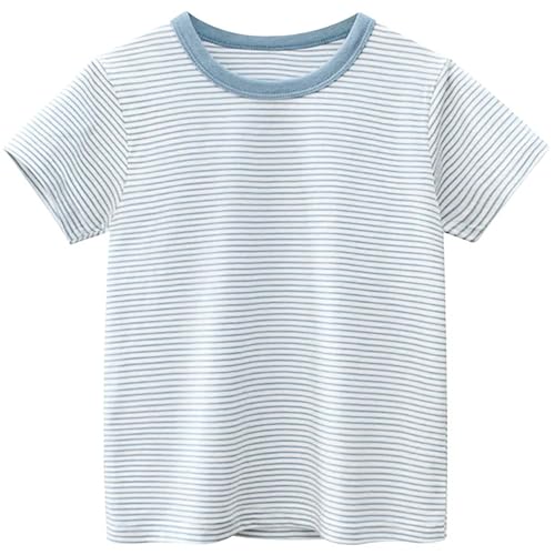 Image of AIWUHE Toddler T Shirts Cotton Summer Tshirts Boys Girls Short Sleeve Tee Tops Casual Graphic Clothes Crew Neck Shirts 2-6Y