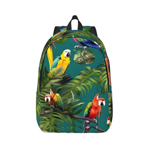 Sac à dos de voyage avec imprimé perroquet pour en finir avec les sacs ternes