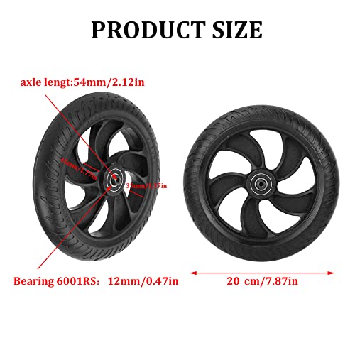 8 Inch Electric Scooter Solid Rear Wheel Back Tire For Kugoo S1 S2 S3 Scooter Replacement Rear Tire Scooter Parts (Black) #TOP6