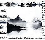 Book of 35 sheets of thinnest glossy paper for decoupage, scrapbooking and craft, size of each sheet is 6"x8" (15x20cm, the size of a large greeting card or half of the magazine page). This is PAPER. Each pack contain set of pictures in five differen...