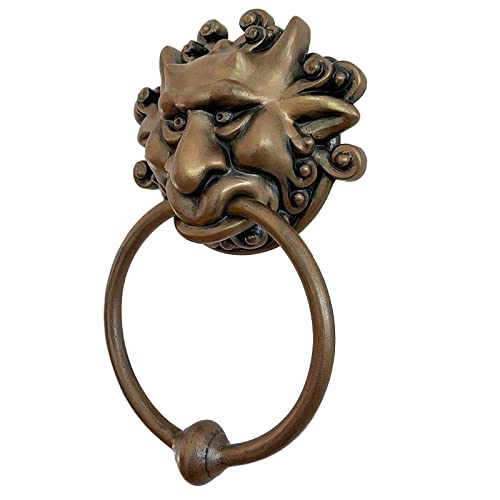 Yslen Labyrinth Door Knockers - 3D Labyrinth Front Door Knocker, Barn Shed Doors, Antique Bronze Handle Knobs, Whimsical Door Sculpture For Outdoor, Wall Hangings Statue For Housewarming Gift (1 Set) #TOP27