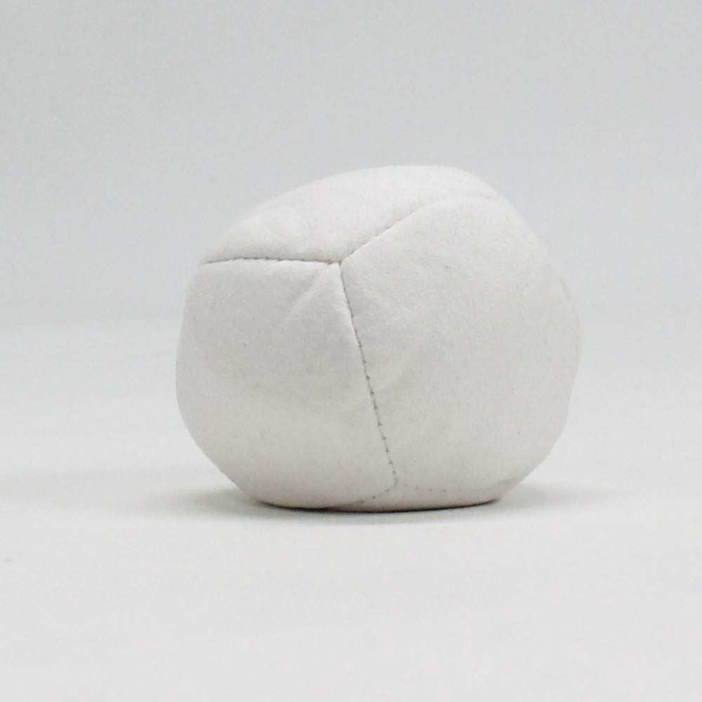 Zeekio Thud Juggling Ball - Lightweight 90g Beanbag Ball - Super Soft -Single Ball (1) (White)