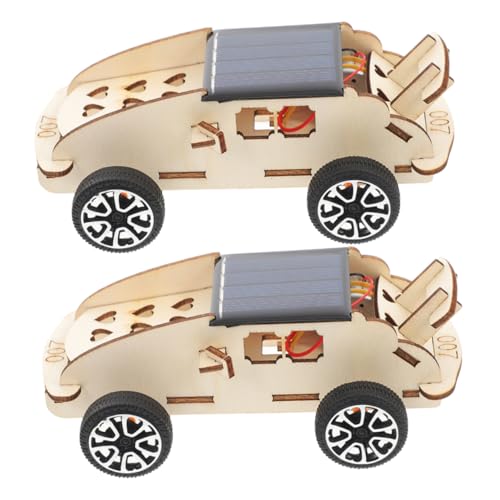 KONTONTY 2 Stücke Solarauto Modellbau Wissenschafts-Kit