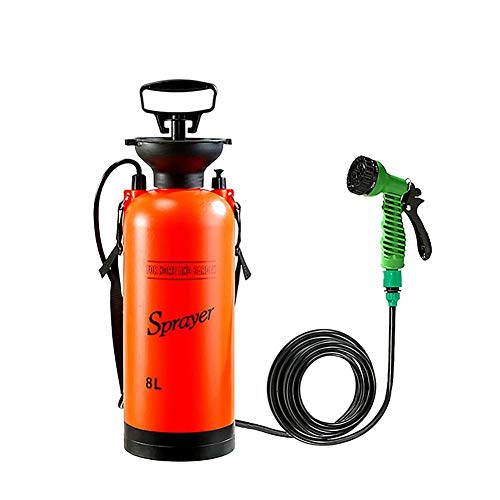 Outdoor Shower Portable Camping Shower Multi-Function Bath Sprayer Watering Flowers Car Washing Small Sprayer 5L
