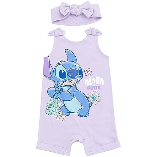 Disney Romper and Headband Outfit Set Newborn to Little Kid Sizes (Newborn - 5)