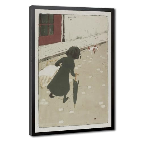 La Petite Blanchisseuse Pierre Bonnard toile déco pour habiller un mur vide