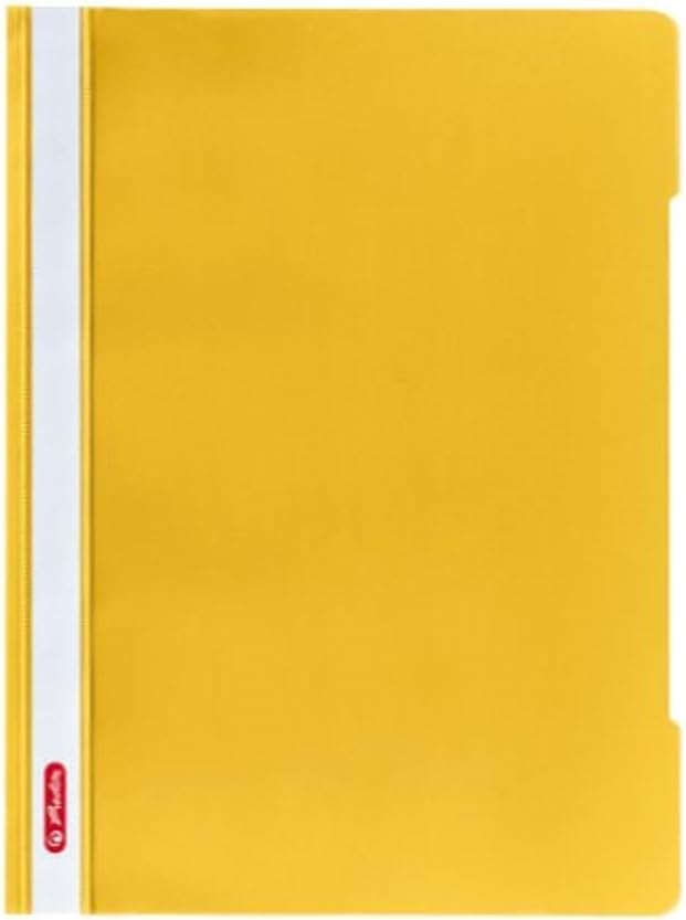 Herlitz A4 Paper Flat File - Green (Pack of 10)