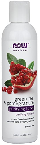 NOW Green Tea Pomegranate Purifying Toner,8-Ounce