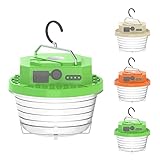 キャンプアクセサリー ナットキャンプライトセット 子供用 充電式LEDランタン 4つのモード ポータブルキャンプライト テント用 軽量テントランプ (グリーン)