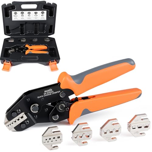 アイウィス(IWISS) SNシリーズ ダイス交換式 クイックダイス マルチ圧着工具セット SN-QC-WC