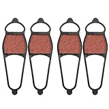 LIOOBO 2 Paar Eisstollen Schneeschuh Schuhspikes Schuhkrallen Eis Klampen Schnee Spikes Steigeisen Eiskrallen Anti Rutsch zum Joggen