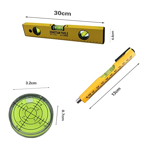 Livello a Bolla,3 Pezzi Livelle a Bolla da