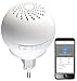Produktbild VisorTech Receiver: Smarter 2in1 WLAN-Steckdosen-Alarm/-Klingel mit Funk-Gateway 433 MHz (Empfänger, Transmitter, Bewegungsmelder)