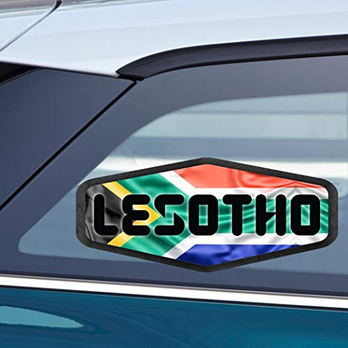 Makoroni - Lesotho South Africa - South African Car Laptop Wall Sticker Decal - 8"x4", #z47