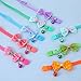 Xyembu 18Pcs Small Bow Puppy Collars with Bell Soft Nylon Polka Dot Bow Identification Cat Collar Breakaway Kitten Collars with Bows Tie Adjustable 19-32cm for Puppy Cats Kittens