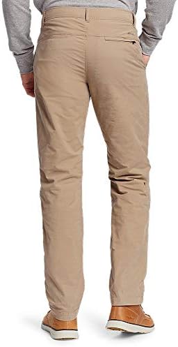 Amazon.com: Eddie Bauer Men's Voyager Flex Fleece-Lined Chino Pants ...