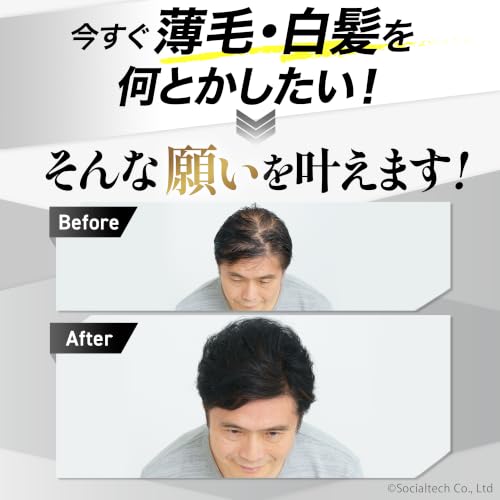 チャップアップ 増毛スプレー モアシーラー ブラック