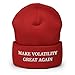 Hogue WS LLC Make Volatility Great Again Hat (Embroidered Cuffed Beanie) Stock Options Trader Gift