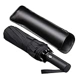 klappdach defender Exklusive Griff: Verlängert version, dass besten passen die hand, einfach zu halten und fühlen sich wohler als üblichen dach. Die gummi griff mit geflochtene handgelenk strap, ergonomische und sicheren halt in jede regnerischen wetter, keine notwendigkeit, über schiebetüren.